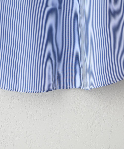 U.S. POLO ASSN.（ユーエスポロアッスン）の「【U.S. POLO ASSN】刺繍ストライプオーバーシャツ（シャツ/ブラウス・メンズ・ネイビー/ピンク/サックスブルー/オレンジ/グリーン/キャメル/ブルー・M/L）」の19枚目の写真