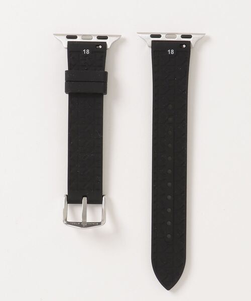 FOSSIL(フォッシル)の「フォッシル アップルウォッチバンド レディース シリコン S380018(デジタル腕時計・レディース・ブラック・FREE)」の2枚目の写真