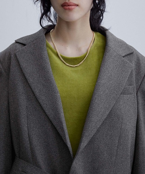 ADAM ET ROPE'（アダムエロペ）の「ボーイフレンドオーバージャケット（テーラードジャケット・レディース・ブラック系その他/ホワイト系その他2・FREE）」の14枚目の写真