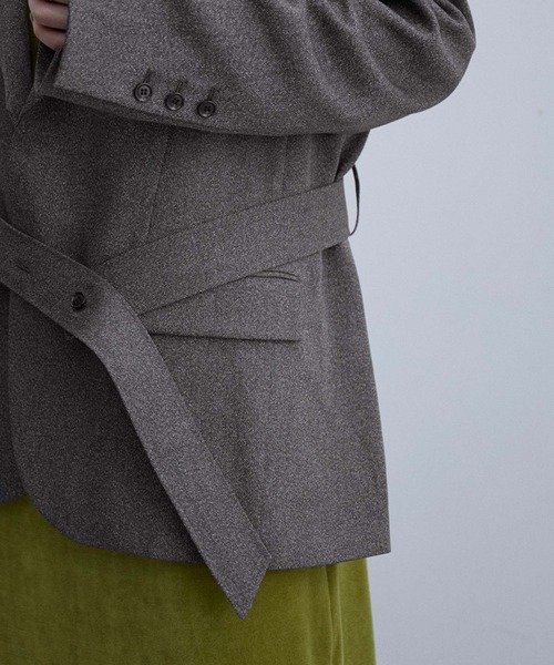 ADAM ET ROPE'（アダムエロペ）の「ボーイフレンドオーバージャケット（テーラードジャケット・レディース・ブラック系その他/ホワイト系その他2・FREE）」の16枚目の写真