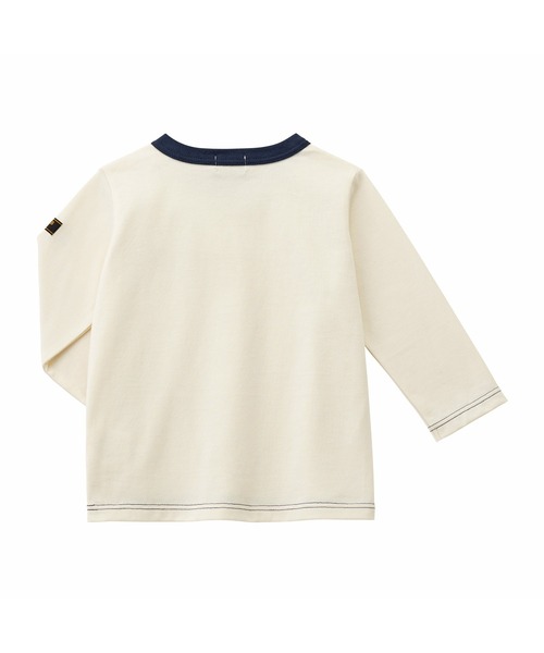 【セール】ワッペン長袖Ｔシャツ（Tシャツ/カットソー）｜DOUBLE_B（ダブルビー）