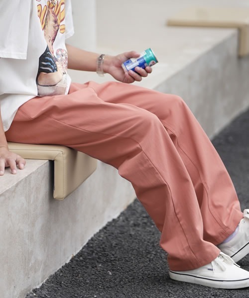 ワイドパンツCEaRETシーレット チノパンツ⭐︎完売品⭐︎新作ピンク