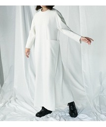 ENFOLD（エンフォルド）の「ダブルクロス AラインポケットDRESS（ワンピース・レディース）」
