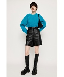 SLY | F/LEATHER SHORT PT フェイクレザー ショートパンツ(スラックス)