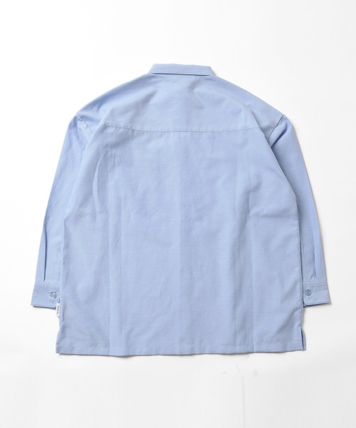 GLAZOS(グラソス)の「ビッグ長袖シャツ(シャツ/ブラウス・キッズ・ホワイト/ライトブルー/ブルー・140cm/150cm/160cm/170cm)」の21枚目の写真