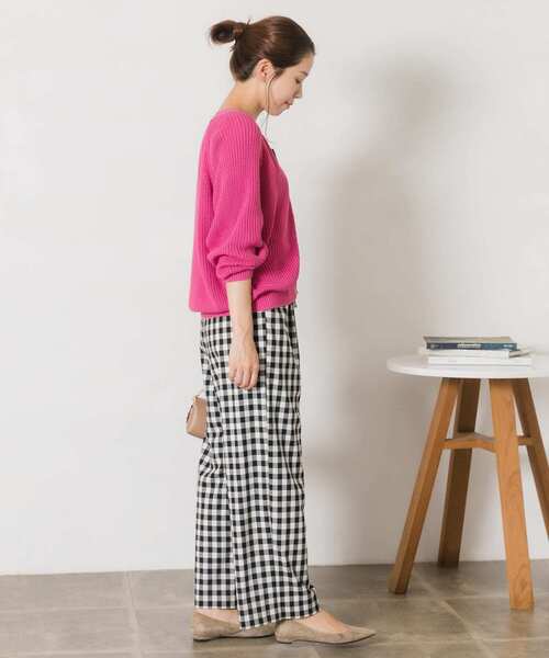 URBAN RESEARCH Sonny Label（アーバンリサーチサニーレーベル）の「ギンガムチェックイージーパンツ（その他パンツ・レディース・ホワイト系その他/ベージュ系その他・FREE）」の22枚目の写真