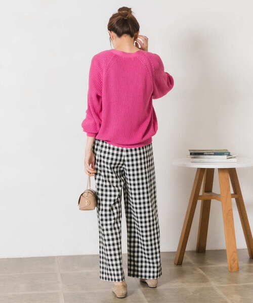 URBAN RESEARCH Sonny Label（アーバンリサーチサニーレーベル）の「ギンガムチェックイージーパンツ（その他パンツ・レディース・ホワイト系その他/ベージュ系その他・FREE）」の16枚目の写真