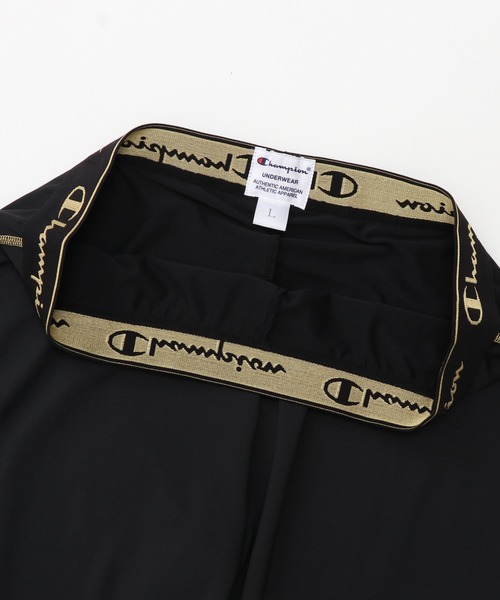 Champion(チャンピオン)の「【Champion/チャンピオン】メンズ ロングスパッツ(レギンス/スパッツ・メンズ・ブラック×ゴールド/ブラック系その他7・LARGE/MEDIUM/X-LARGE)」の5枚目の写真