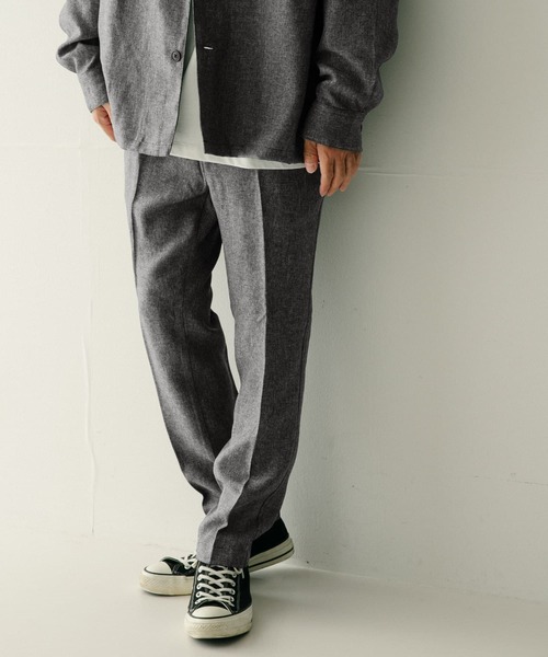 ITEMS URBANRESEARCH（アイテムズ アーバンリサーチ）の「ピンヘッド イージースラックス（その他パンツ・メンズ・ネイビー/ベージュ/ブラック・LARGE/MEDIUM）」の2枚目の写真