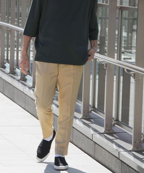 ITEMS URBANRESEARCH（アイテムズ アーバンリサーチ）の「ピンヘッド イージースラックス（その他パンツ・メンズ・ネイビー/ベージュ/ブラック・LARGE/MEDIUM）」の5枚目の写真