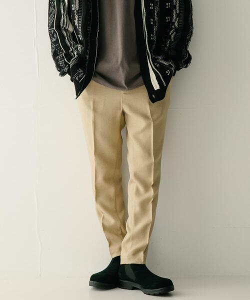 ITEMS URBANRESEARCH（アイテムズ アーバンリサーチ）の「ピンヘッド イージースラックス（その他パンツ・メンズ・ネイビー/ベージュ/ブラック・LARGE/MEDIUM）」の7枚目の写真