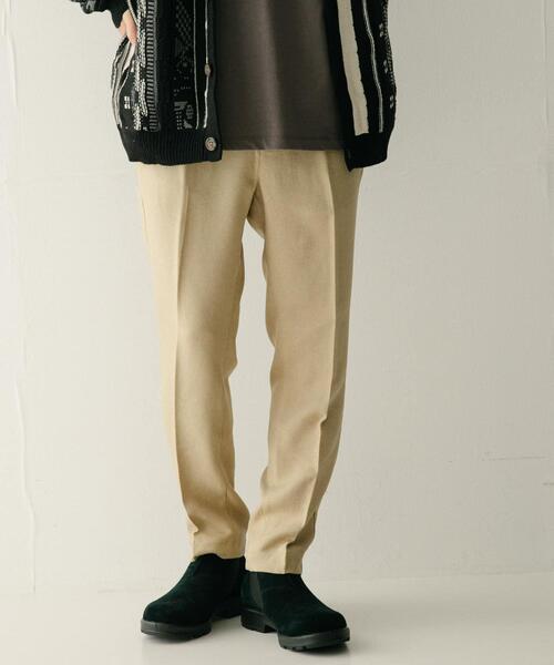 ITEMS URBANRESEARCH（アイテムズ アーバンリサーチ）の「ピンヘッド イージースラックス（その他パンツ・メンズ・ネイビー/ベージュ/ブラック・LARGE/MEDIUM）」の8枚目の写真