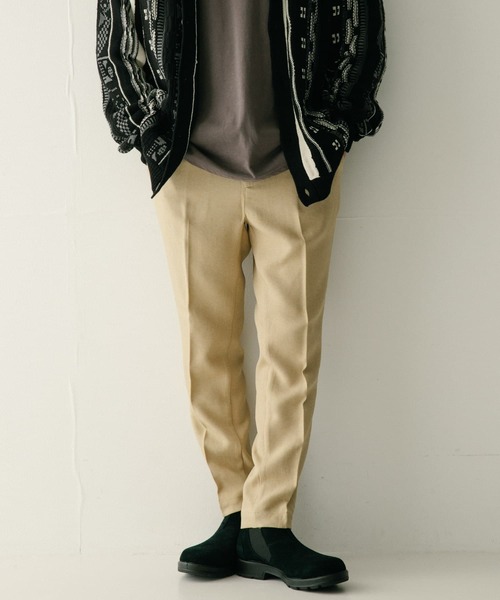 ITEMS URBANRESEARCH（アイテムズ アーバンリサーチ）の「ピンヘッド イージースラックス（その他パンツ・メンズ・ネイビー/ベージュ/ブラック・LARGE/MEDIUM）」の22枚目の写真