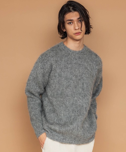 セール】【NewAnce】アルパカクルーネックニット（ニット/セーター