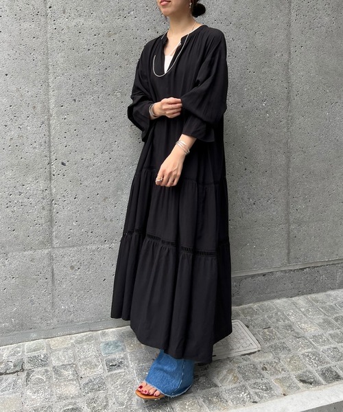 セール】ティアードマキシドレス（ワンピース）｜SHENERY（シーナリー  