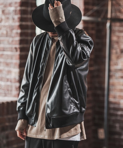 FACTOTUM（ファクトタム）の「mj8787- Synthetic Leather MA-1 Type