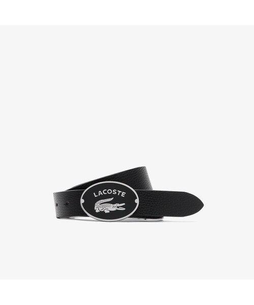 LACOSTE(ラコステ)の「ロゴプレートバックルベルト(ベルト・レディース・ブラウン/ブラック/ベージュ・FREE)」の2枚目の写真