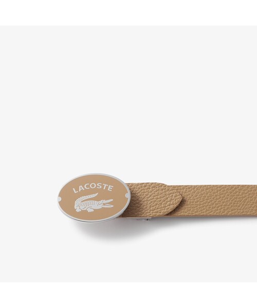 LACOSTE(ラコステ)の「ロゴプレートバックルベルト(ベルト・レディース・ブラウン/ブラック/ベージュ・FREE)」の7枚目の写真