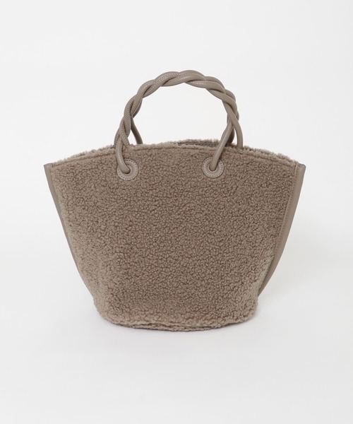 URBAN RESEARCH DOORS（アーバンリサーチドアーズ）の「パイピングボアバッグ（ハンドバッグ・レディース・ホワイト系その他/モカ・ONE）」の4枚目の写真