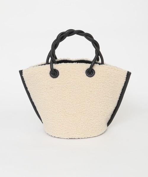 URBAN RESEARCH DOORS（アーバンリサーチドアーズ）の「パイピングボアバッグ（ハンドバッグ・レディース・ホワイト系その他/モカ・ONE）」の5枚目の写真