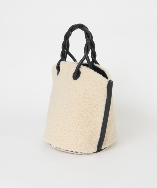 URBAN RESEARCH DOORS（アーバンリサーチドアーズ）の「パイピングボアバッグ（ハンドバッグ・レディース・ホワイト系その他/モカ・ONE）」の6枚目の写真