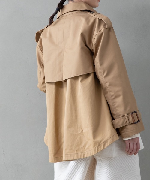 MARECHAL TERRE(マルシャルテル)の「ミックスコート(その他アウター・レディース・ブラック/インディゴブルー/ライトベージュ/キャメル・MEDIUM)」の6枚目の写真