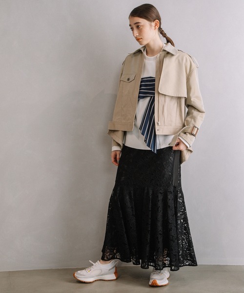 MARECHAL TERRE(マルシャルテル)の「ミックスコート(その他アウター・レディース・ブラック/インディゴブルー/ライトベージュ/キャメル・MEDIUM)」の21枚目の写真