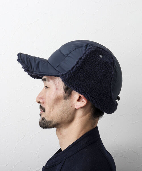 TAION(タイオン)の「【TAION/タイオン】R/S DOWN BOA CAP リバーシブル仕様 フライトキャップ(キャップ・メンズ・ダークネイビー/ブルー系その他7/ブラウン/ブラック系その他5/ブラック・FREE)」の14枚目の写真