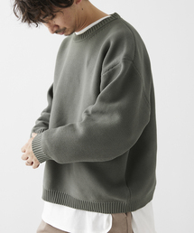 JOURNAL STANDARD relume | 【ニット+カットソーの2点SET】リサイクルポリエステル ガーターニット(ニット/セーター)