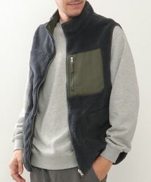 ikka | 【撥水／2WAY】リバーシブルボアフリースベスト(ダウンベスト)