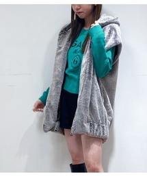 AGNOST | 【AGNOST/アグノスト】エコファーフードベスト(その他アウター)