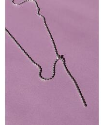 ライスメタルスライドチェーンネックレス