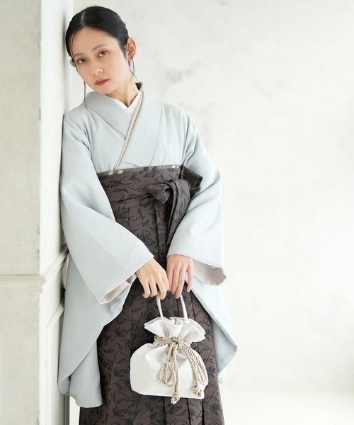 【京都絞り 油小路 ZiniQ】 網代編み 巾着 鞄 着物 京都絞り 油小路 ZiniQ】 網代編み 巾着 鞄 着物
