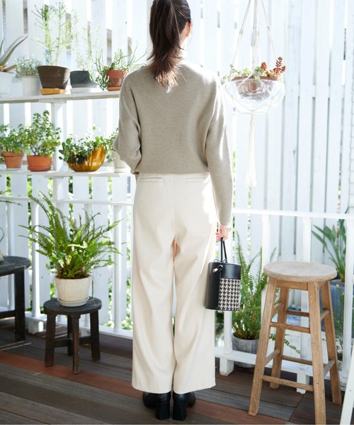 FREE'S MART（フリーズマート）の「【Sシリーズ対応】起毛タックワイドパンツ（その他パンツ・レディース・ホワイト/ブラウン/ブラック・MEDIUM/SMALL/X-SMALL）」の10枚目の写真