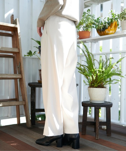 FREE'S MART（フリーズマート）の「【Sシリーズ対応】起毛タックワイドパンツ（その他パンツ・レディース・ホワイト/ブラウン/ブラック・MEDIUM/SMALL/X-SMALL）」の12枚目の写真