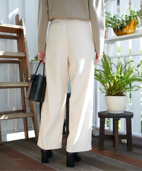 FREE'S MART（フリーズマート）の「【Sシリーズ対応】起毛タックワイドパンツ（その他パンツ・レディース・ホワイト/ブラウン/ブラック・MEDIUM/SMALL/X-SMALL）」の13枚目の写真