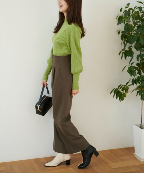 FREE'S MART（フリーズマート）の「【Sシリーズ対応】起毛タックワイドパンツ（その他パンツ・レディース・ホワイト/ブラウン/ブラック・MEDIUM/SMALL/X-SMALL）」の18枚目の写真