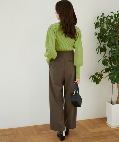 FREE'S MART（フリーズマート）の「【Sシリーズ対応】起毛タックワイドパンツ（その他パンツ・レディース・ホワイト/ブラウン/ブラック・MEDIUM/SMALL/X-SMALL）」の19枚目の写真