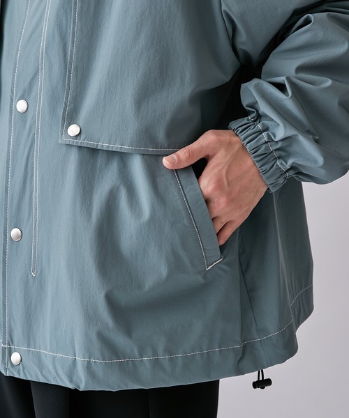 Lui's（ルイス）の「【Neucon / ニューコン】23SS BIGコーチジャケット (セットアップ対応）（ブルゾン・メンズ・グリーン/ブラック・1/2）」の18枚目の写真