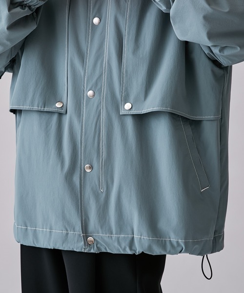 Lui's（ルイス）の「【Neucon / ニューコン】23SS BIGコーチジャケット (セットアップ対応）（ブルゾン・メンズ・グリーン/ブラック・1/2）」の19枚目の写真