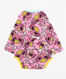【新品・タグ付き】ヒステリックミニ 総柄　半袖　ロンパース　70cm MY FIRST HYSTERIC パイル地The Hysteric festival総柄 半袖