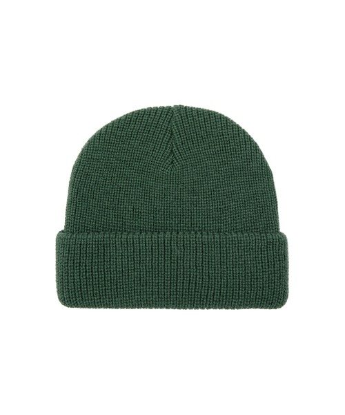 HUF（ハフ）の「ESSENTIALS USUAL BEANIE/ HUF ビーニー ニット帽（ニットキャップ/ビーニー・メンズ・グリーン系その他/ブラック/オレンジ系その他/ガンメタ・O/S）」の5枚目の写真
