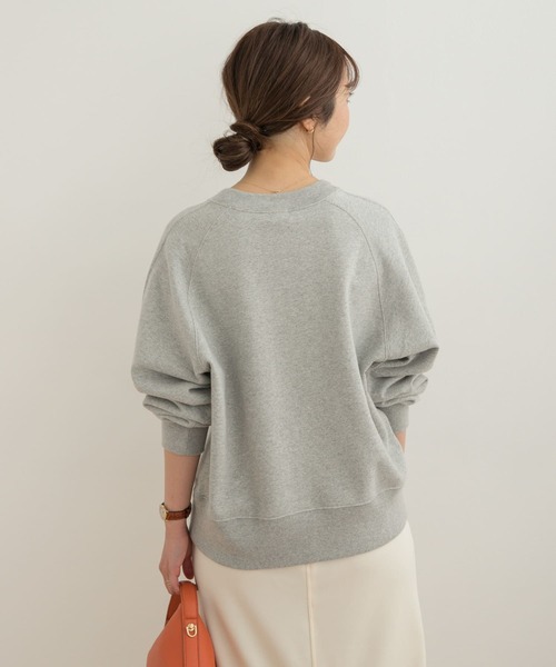 URBAN RESEARCH DOORS（アーバンリサーチドアーズ）の「プリントスウェット（スウェット・レディース・グレー系その他/アイボリー・MEDIUM）」の9枚目の写真