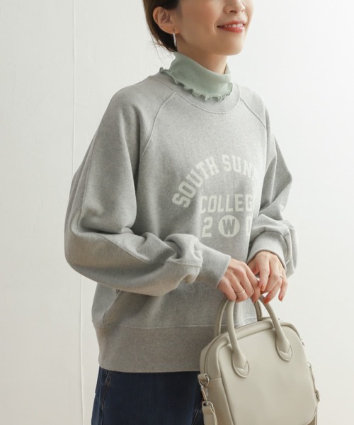 URBAN RESEARCH DOORS（アーバンリサーチドアーズ）の「プリントスウェット（スウェット・レディース・グレー系その他/アイボリー・MEDIUM）」の15枚目の写真