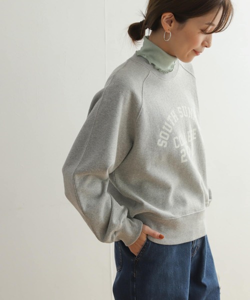 URBAN RESEARCH DOORS（アーバンリサーチドアーズ）の「プリントスウェット（スウェット・レディース・グレー系その他/アイボリー・MEDIUM）」の17枚目の写真