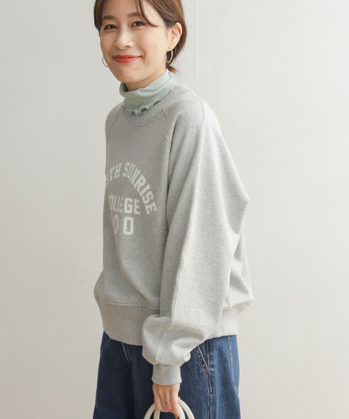 URBAN RESEARCH DOORS（アーバンリサーチドアーズ）の「プリントスウェット（スウェット・レディース・グレー系その他/アイボリー・MEDIUM）」の19枚目の写真