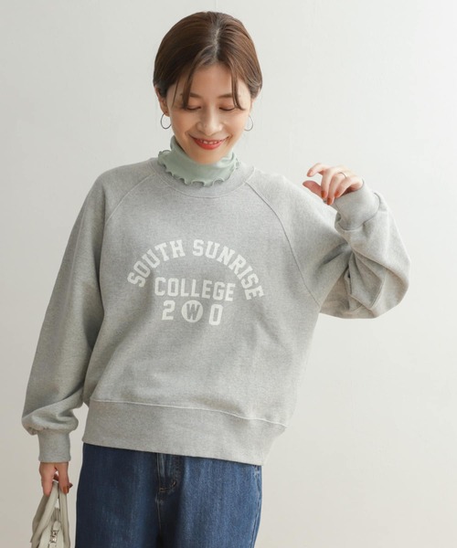 URBAN RESEARCH DOORS（アーバンリサーチドアーズ）の「プリントスウェット（スウェット・レディース・グレー系その他/アイボリー・MEDIUM）」の20枚目の写真