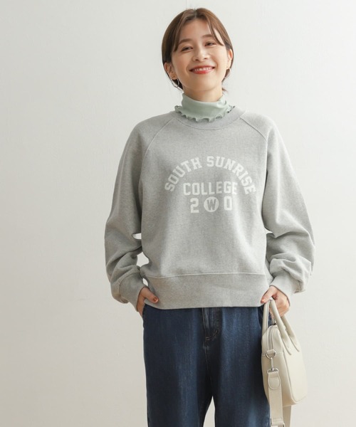 URBAN RESEARCH DOORS（アーバンリサーチドアーズ）の「プリントスウェット（スウェット・レディース・グレー系その他/アイボリー・MEDIUM）」の21枚目の写真