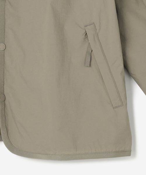 DANTON ノーカラージャケット 34 ベージュ DANTON｜ダントンのノーカラージャケット（ベージュ系）通販