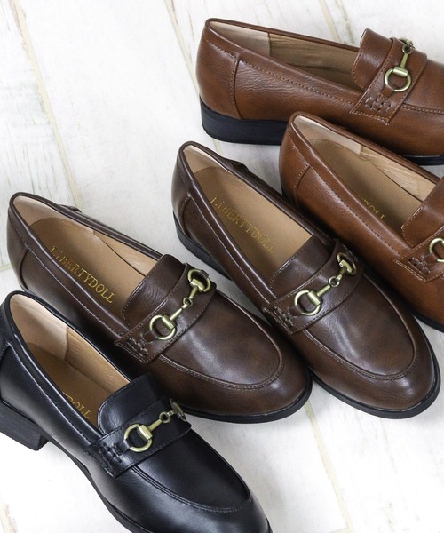 LibertyDoll（リバティードール）の「軽量 マニッシュ ローファー（ローファー・レディース・ダークブラウン系3/ブラック×ホワイト/ダークブラウン系1/ブラック系2/ブラック系1/ブラウン系2/レッド系1/シルバー系1/シルバー系3/ブラック系4/ブラック系7/ダークブラウン系2/ベージュ系1/ブラウン系4/ブラウン系3/イエロー系3/その他1/ベージュ系2/グレー系2/ブラック系3/ワイン系1/レッド系2/ブラウン系1/アイボリー系1/ダークブラウン系4/ワイン系2/ダークブラウン系5/ブラック系5/シルバー系2/ブラック系6/ネイビー系1/アイボリー系2/ネイビー系2/イエロー系1/ワイン系3/イエロー系2・LL/SS/S/L/M/3L）」の13枚目の写真